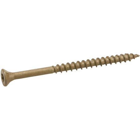 Deck Plus Brown Deck Screws (#10 x 3 in.)