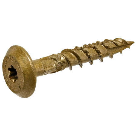 Power Pro Bronze Structural Lag Screws (1/4 in. x 1-1/2 in.) - 75 pc