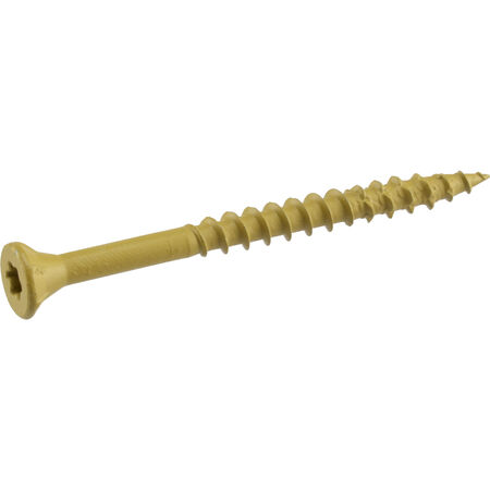 Deck Plus Tan Deck Screws (#10 x 3-1/2 in.)