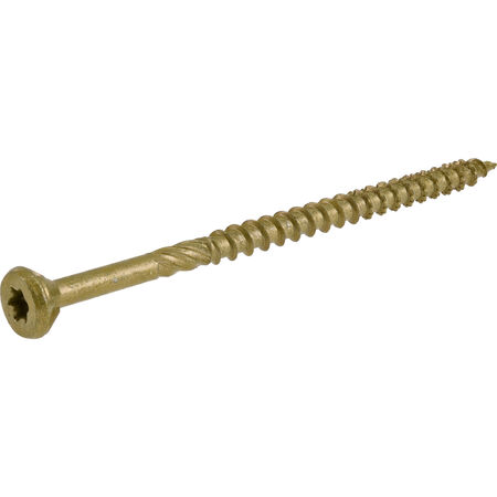 Power Pro Premium Bronze Exterior Wood Screws (#10 x 3-1/2 in.) - 1000 pc