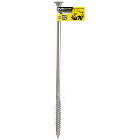 Power Pro 316SS Heavy Duty TimberWood Structural Screws (3/8 in. x 10 in.) - 1pc
