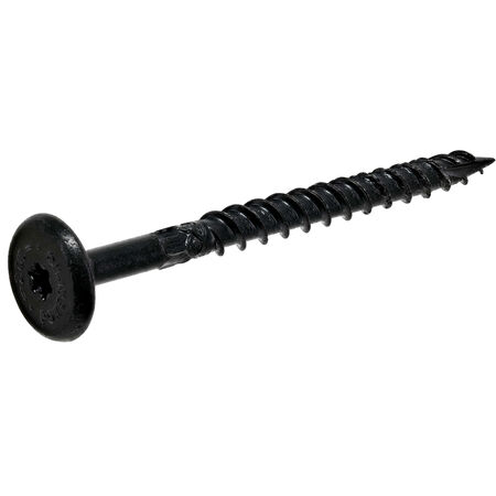 Power Pro Black Lumber-Tite Structural Screws (1/4 in. x 2-7/8 in.) - 10 pc