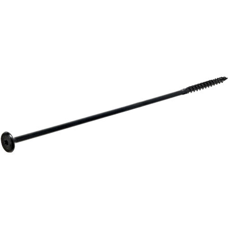 Power Pro Black Lumber-Tite Structural Screws (1/4 in. x 12 in.) - 1 pc