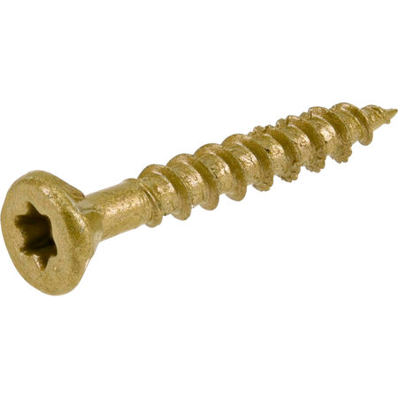 Power Pro Premium Bronze Exterior Wood Screws (#8 x 1-1/4 in.) - 6000 pc