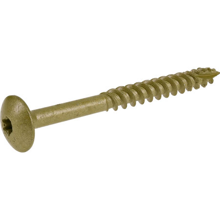 Power Pro Bronze Construction Lag Screws (5/16 in. x 3-1/2 in.) - 50 pc