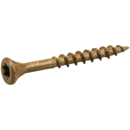 Deck Plus Brown Deck Screws (#8 x 1-5/8 in.)