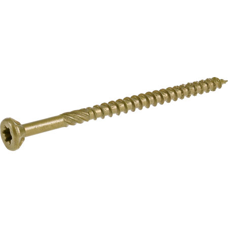 Power Pro Premium Bronze Exterior Wood Screws (#9 x 3 in.) - 2000 pc