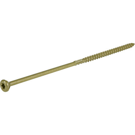 Power Pro Premium Bronze Exterior Wood Screws (#10 x 6 in.) - 600 pc