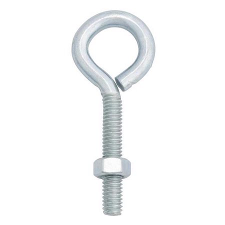 Hampton 5/16 in. X 3-1/4 in. L Zinc-Plated Steel Eyebolt Nut Included