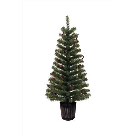 Celebrations 4 ft. Full LED 35 ct Nothern Pine Prelit Color Changing Christmas Tree