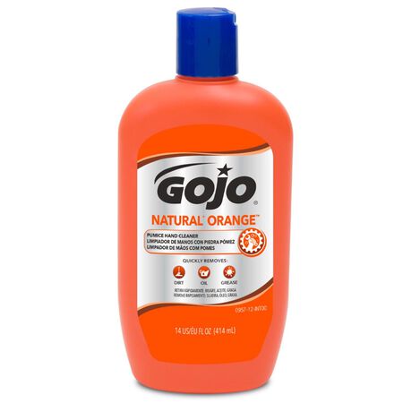 Gojo Natural Orange Citrus Scent Pumice Hand Cleaner 14 oz