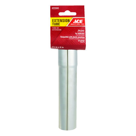 Ace 1-1/4 in. D X 6 in. L Brass Extension Tube