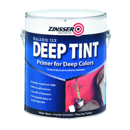 Zinsser Bulls Eye 123 Deep Tint Water-Based Interior and Exterior Primer and Sealer 1 gal. Whit