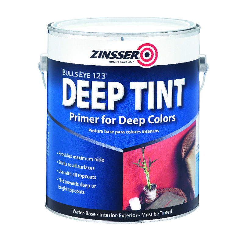 Zinsser Bulls Eye 123 Deep Tint WaterBased Interior and Zinsser Bulls Eye 123 Deep Tint WaterBased Interior and