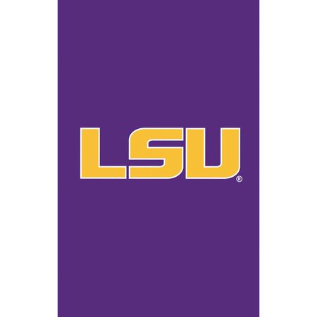 Evergreen Applique Flag, Reg, Louisiana State University