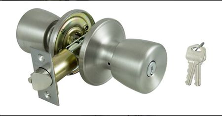 ProSource TS600V-PS Entry Knob, Stainless Steel, Brass, KW1 Keyway, 3 Grade, Pack of 3