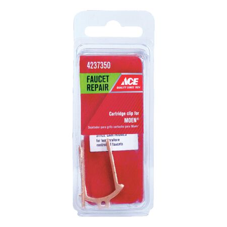 Ace Cartridge Clip Moen 1/2 in. H Stainless Steel 1 pc
