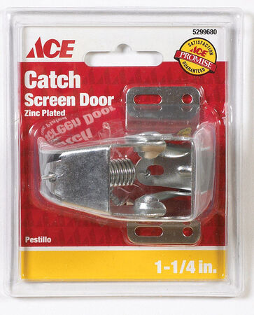 Ace Zinc-Plated Steel Screen Storm Door Catch 1 pk
