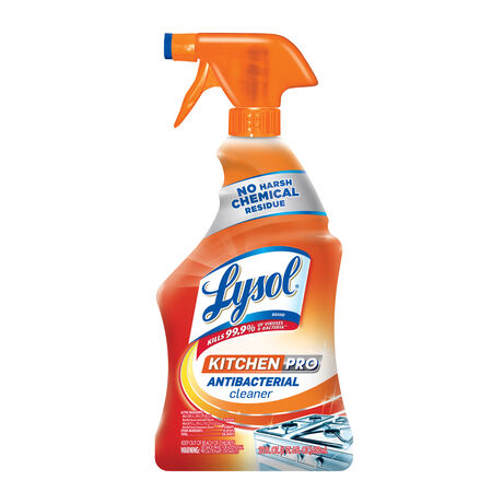 Lysol Kitchen Pro Citrus Scent Kitchen Cleaner Liquid Spray 22 oz