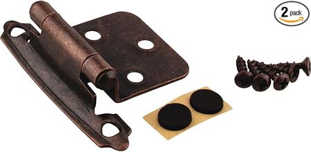 KasaWare Self Closing Overlay Hinge Oil Rubbed Branze