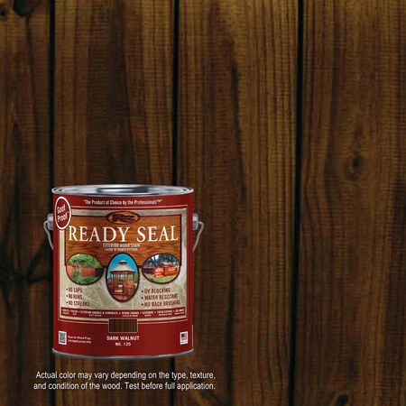 Ready Seal Goof Proof Semi-Transparent Flat Dark Walnut Oil-Based Penetrating Wood Stain/Sealer 1 ga
