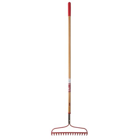 Ace 60 in. 16 Tine Steel Bow Rake Wood Handle