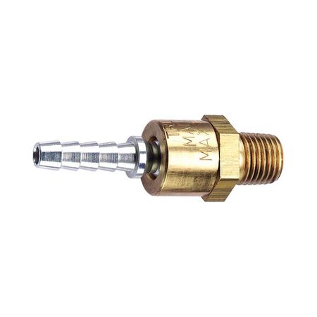 Tru-Flate Brass Air Line Swivel Fitting 1/4 in. Male 1 pc