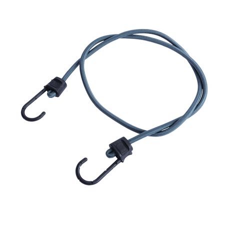 Keeper Black/Gray Bungee Cord 48 in. L X 0.374 in. 4 pk