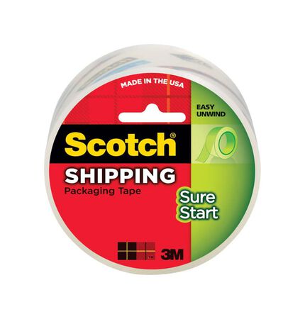 3M Scotch 1.88 in. W X 54.6 yd L Packaging Tape
