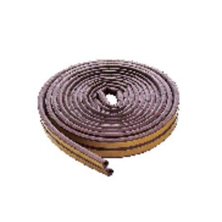 M-D Brown Rubber Weatherstrip For Doors and Windows 17 ft. L X 0.3 in.