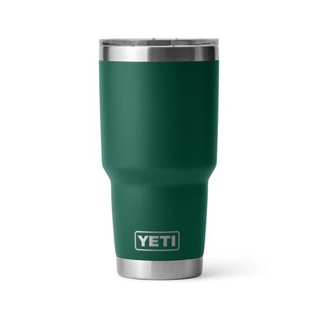 YETI Rambler 30 oz. Black Forest Green BPA Free Tumbler with MagSlider Lid