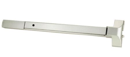 Tell Satin Chrome Silver Aluminum Commercial Exit Device 1 pc