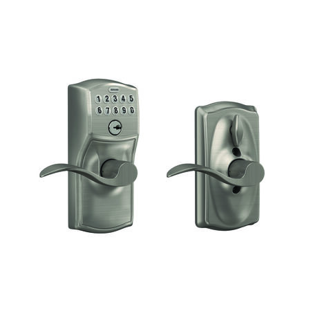 Schlage Satin Nickel Steel Electronic Keypad Entry Lock