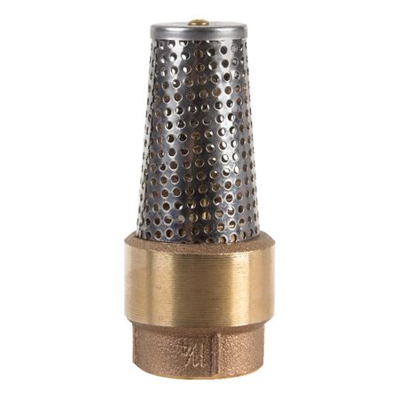 Campbell 1-1/4 in. D X 1-1/4 in. D FNPT x FNPT Brass Foot Valve