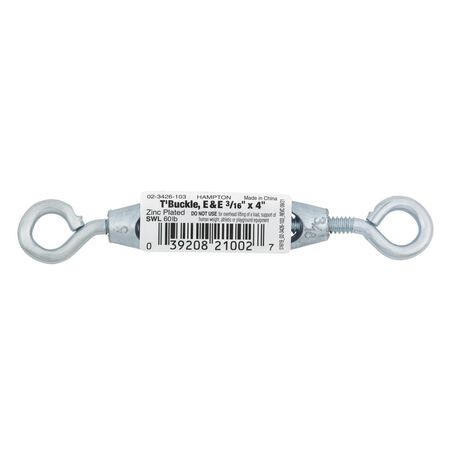 Hampton Zinc-Plated Aluminum/Steel Turnbuckle 70 lb