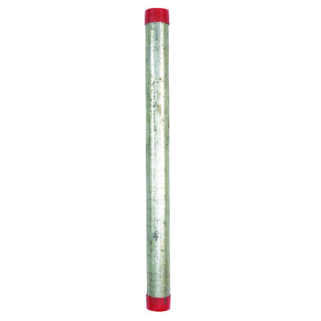 B&K Mueller 1-1/2 in. D X 24 in. L Galvanized Steel Pre-Cut Pipe