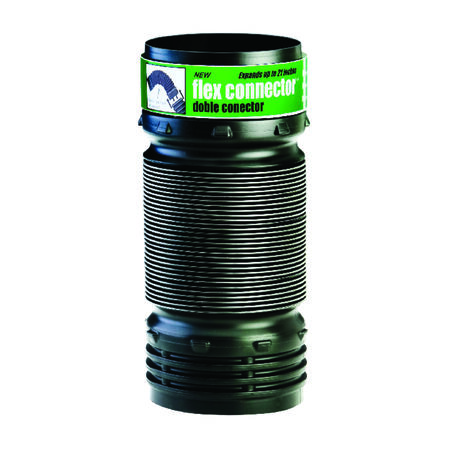 Flex-Drain 4 in. Snap X 4 in. D Snap Polypropylene 0.4 in. Bend Elbow 1 pk