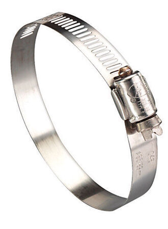 Tridon Hy Gear 1-1/2 in to 2-1/2 in. SAE 32 Silver Hose Clamp Stainless Steel Band