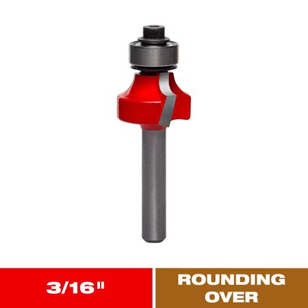 Diablo 7/8 in. D X 3/16 in. X 2-3/16 in. L Carbide Round Nose Router Bit