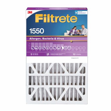 Filtrete 20 in. W X 25 in. H X 4 in. D Polyester 14 MERV Pleated Allergen Air Filter 1 pk