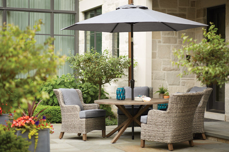 Living Accents 5 pc. Patio Set Gray | Stine Home + Yard ... Living Accents 5 pc. Patio Set Gray | Stine Home + Yard ... on Living Accents Patio id=27892