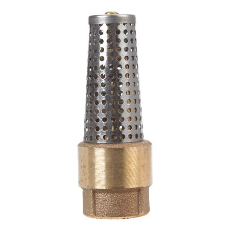 Campbell 1 in. D X 1 in. D FNPT x FNPT Brass Foot Valve