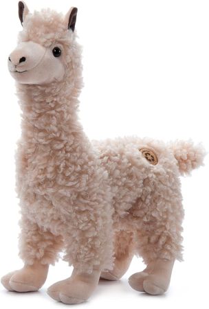 The Petting Zoo Alpaca Stuffed Animal Plushie, Gifts for Kids, Wild Onez Zoo Animals, Alpaca Plush Toy 14 in.