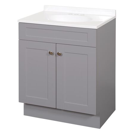 Zenith Products Single Gary Bathroom Vanity 30 in. W X 18 in. D X 35 in. H