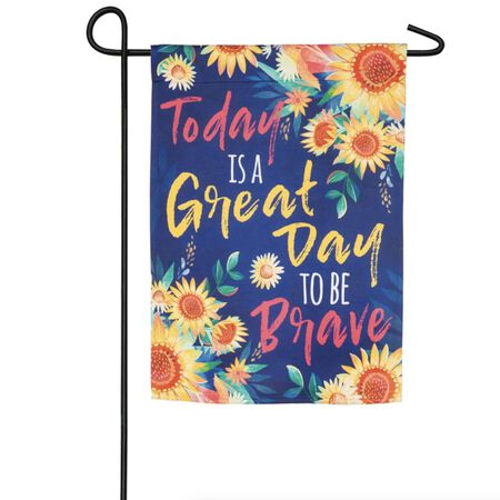 Evergreen 14 x  10 in. Pumpkin Garden Flag