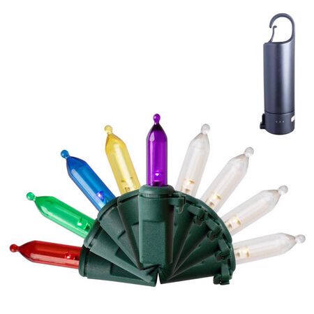 Celebrations LED T5 Multicolored/Warm White 50 ct String Christmas Lights