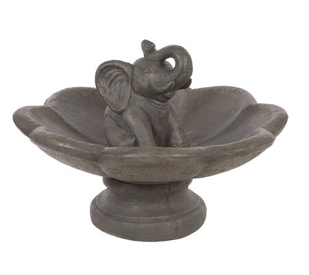 Athens Stonecasting Elephant Lilly Fountain
