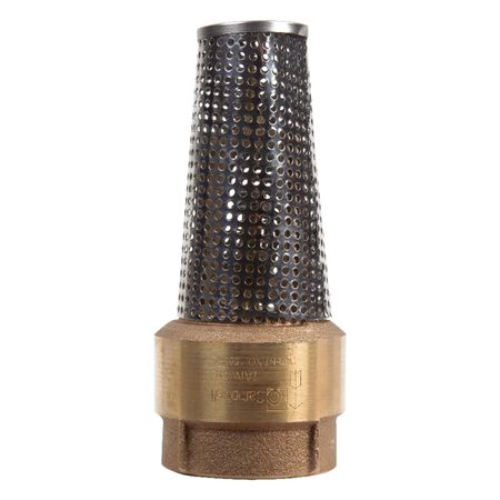 Campbell 2 in. D X 2 in. D Brass Foot Valve