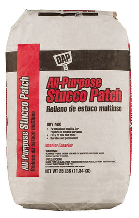 Dap All Purpose Stucco Patch Dry Mix 2-4 hr. White 25 lb.