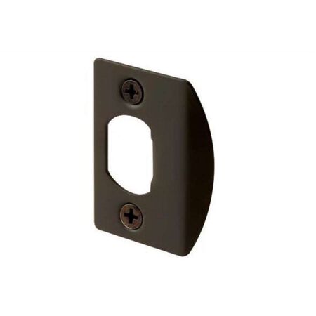 Ace 2.25 in. H X 1.63 in. L Oil Rubbed Bronze Brown Steel Latch Strike Plate